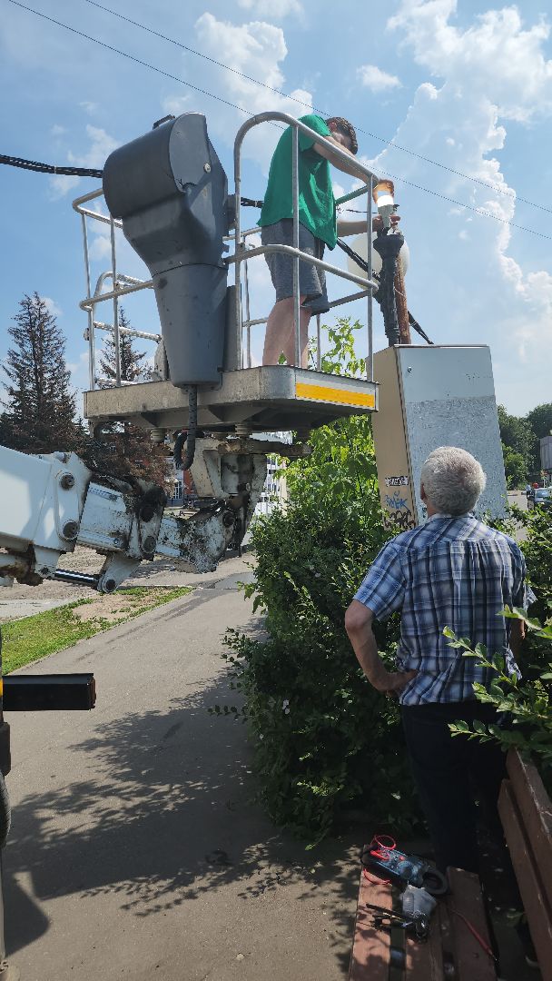 долгопрудный, светильник, электрики, мбу благоустройство, дк вперед,