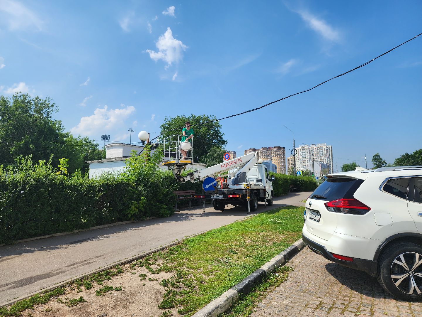 долгопрудный, светильник, электрики, мбу благоустройство, дк вперед,