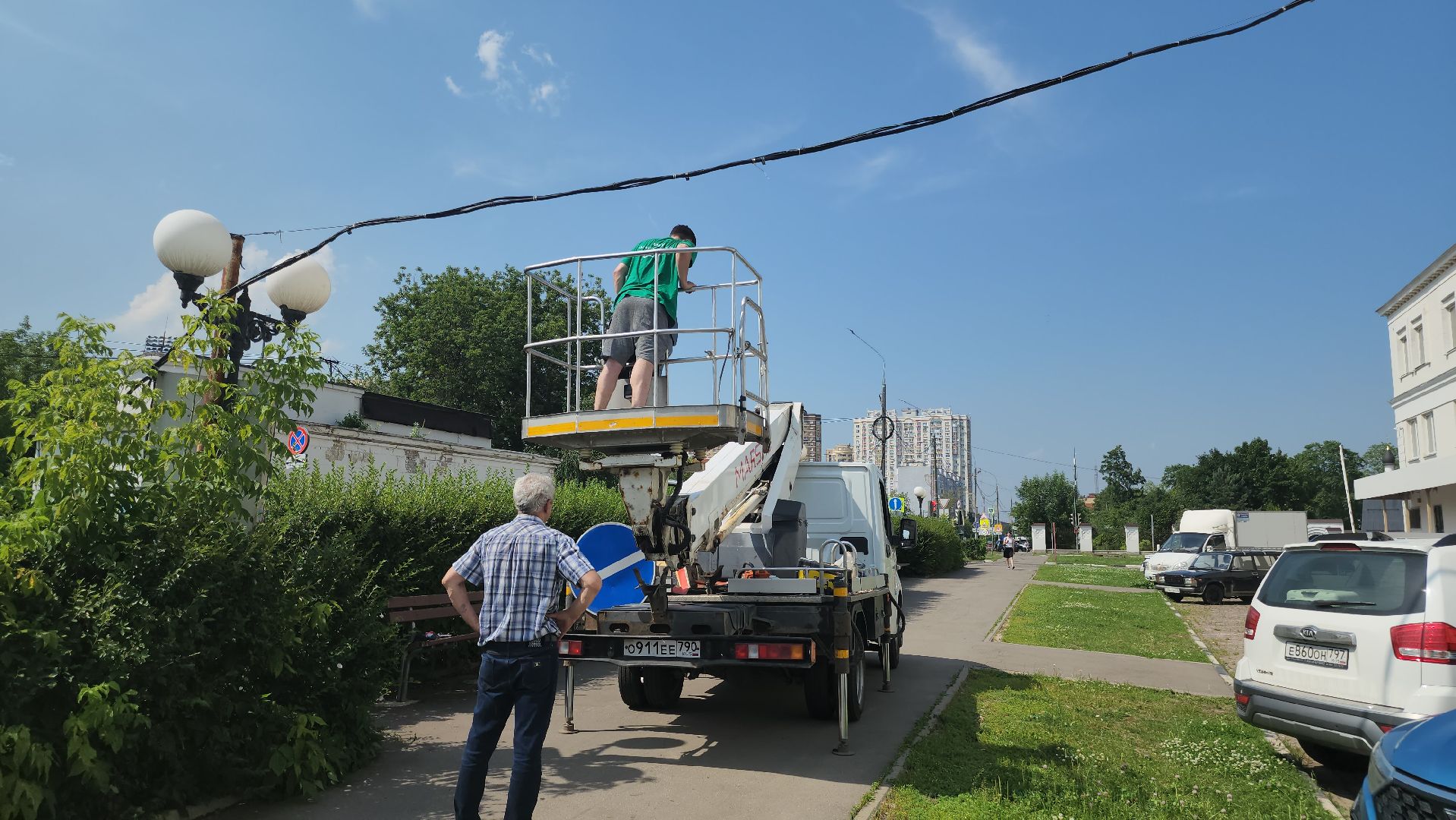 долгопрудный, светильник, электрики, мбу благоустройство, дк вперед,