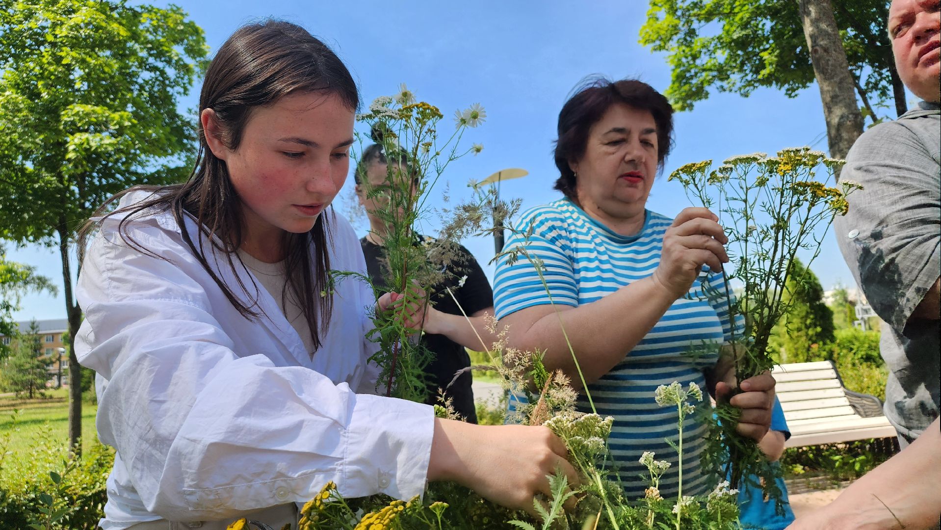 Букет лета, мастер класс, Рошаль, парк крестов брод, ДК Косякова, Большая Шатура,