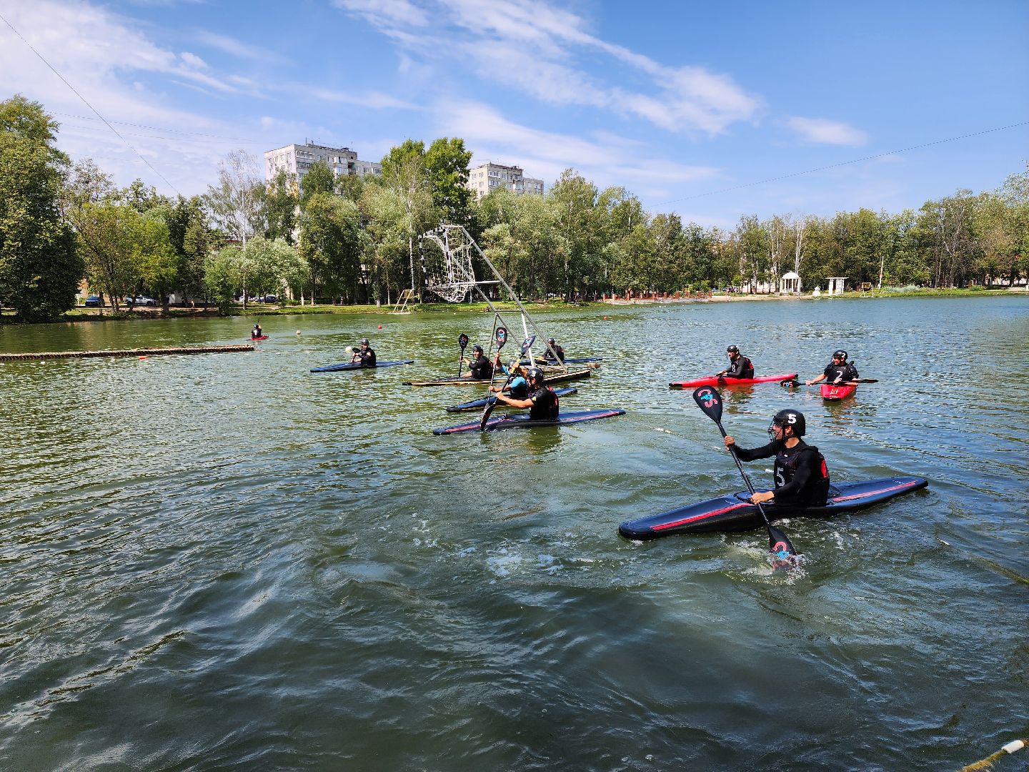 раменское, спорт, первенство по кануполо на озере Пионер,
