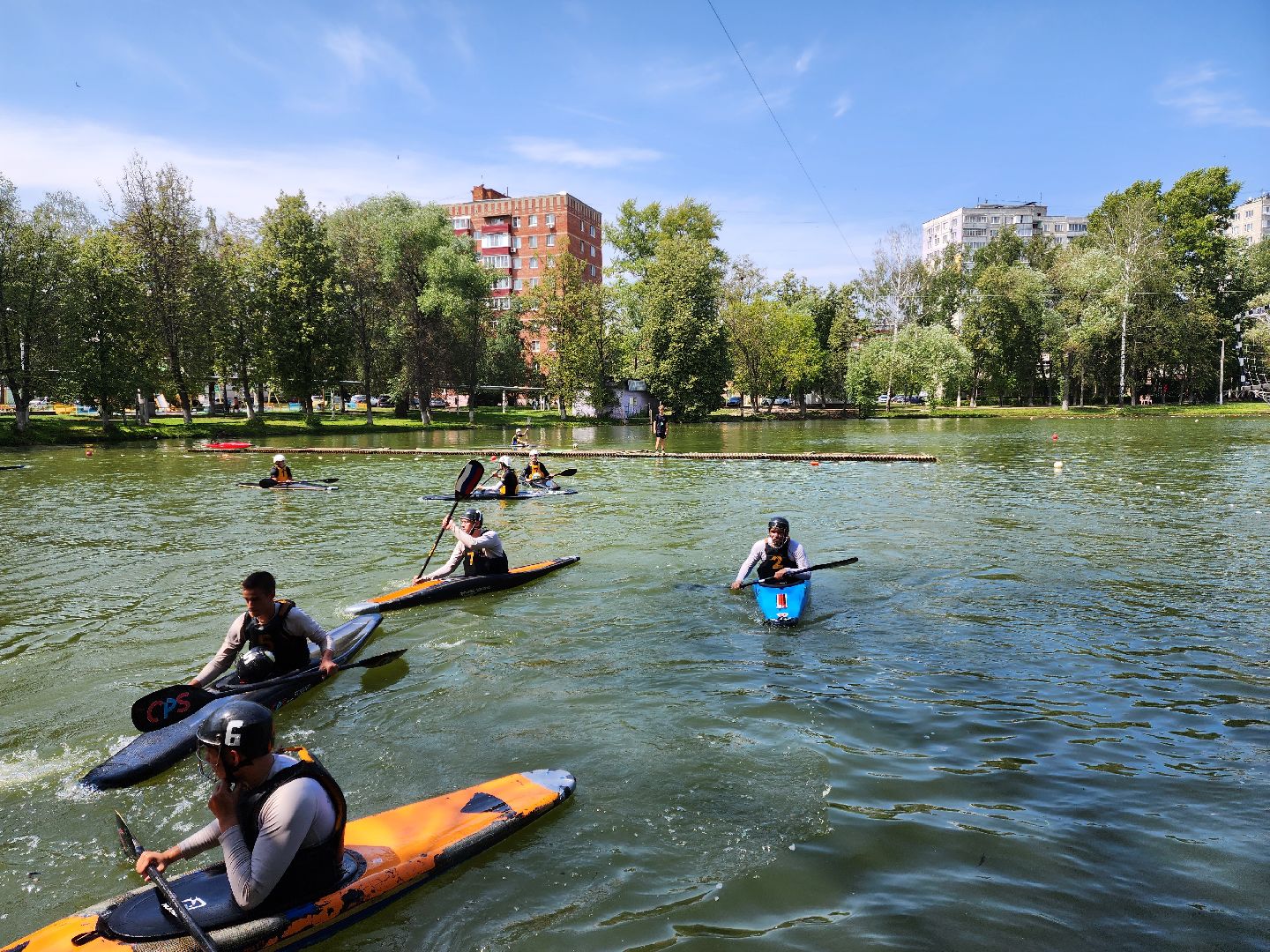 раменское, спорт, первенство по кануполо на озере Пионер,