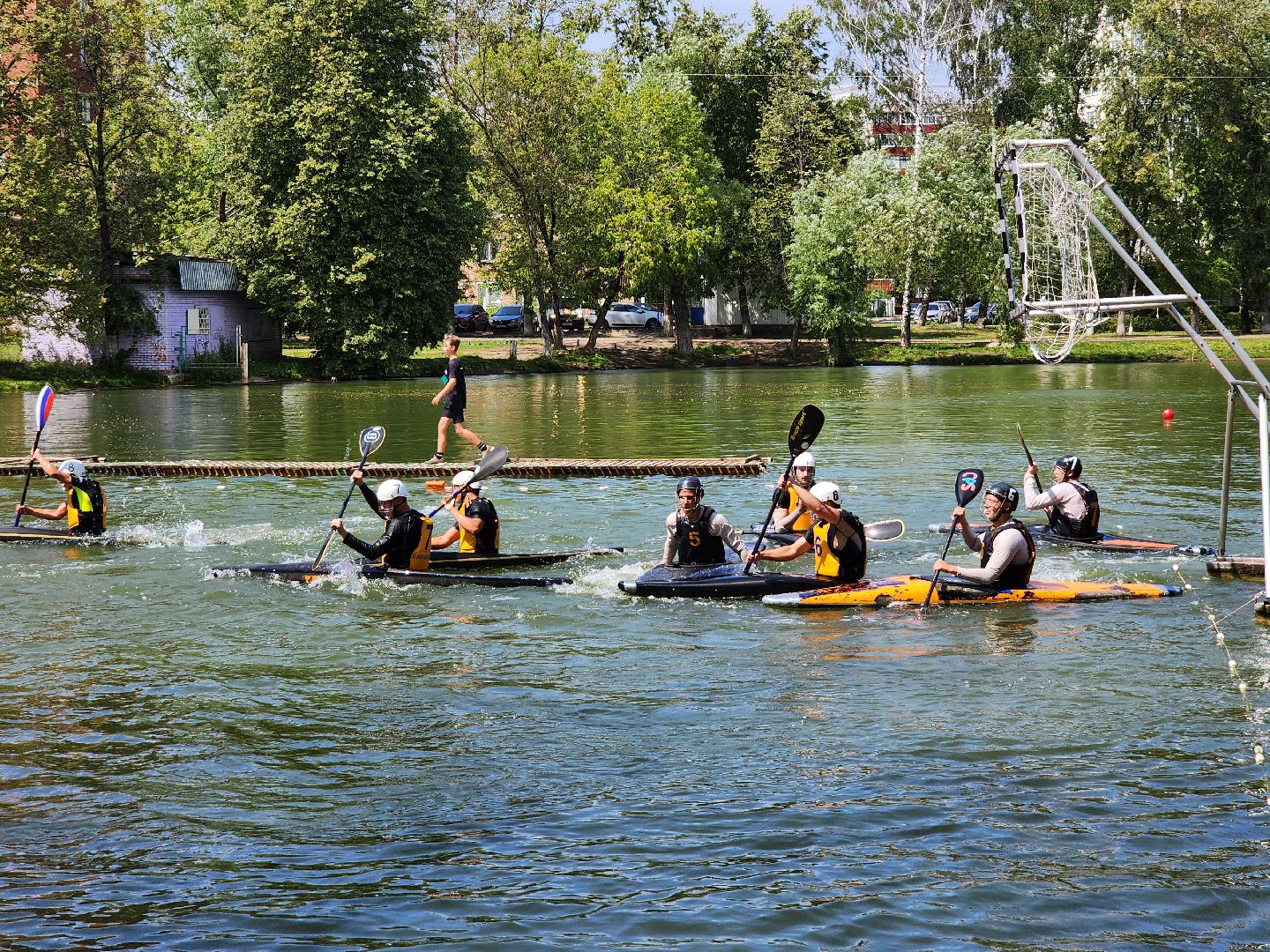раменское, спорт, первенство по кануполо на озере Пионер,