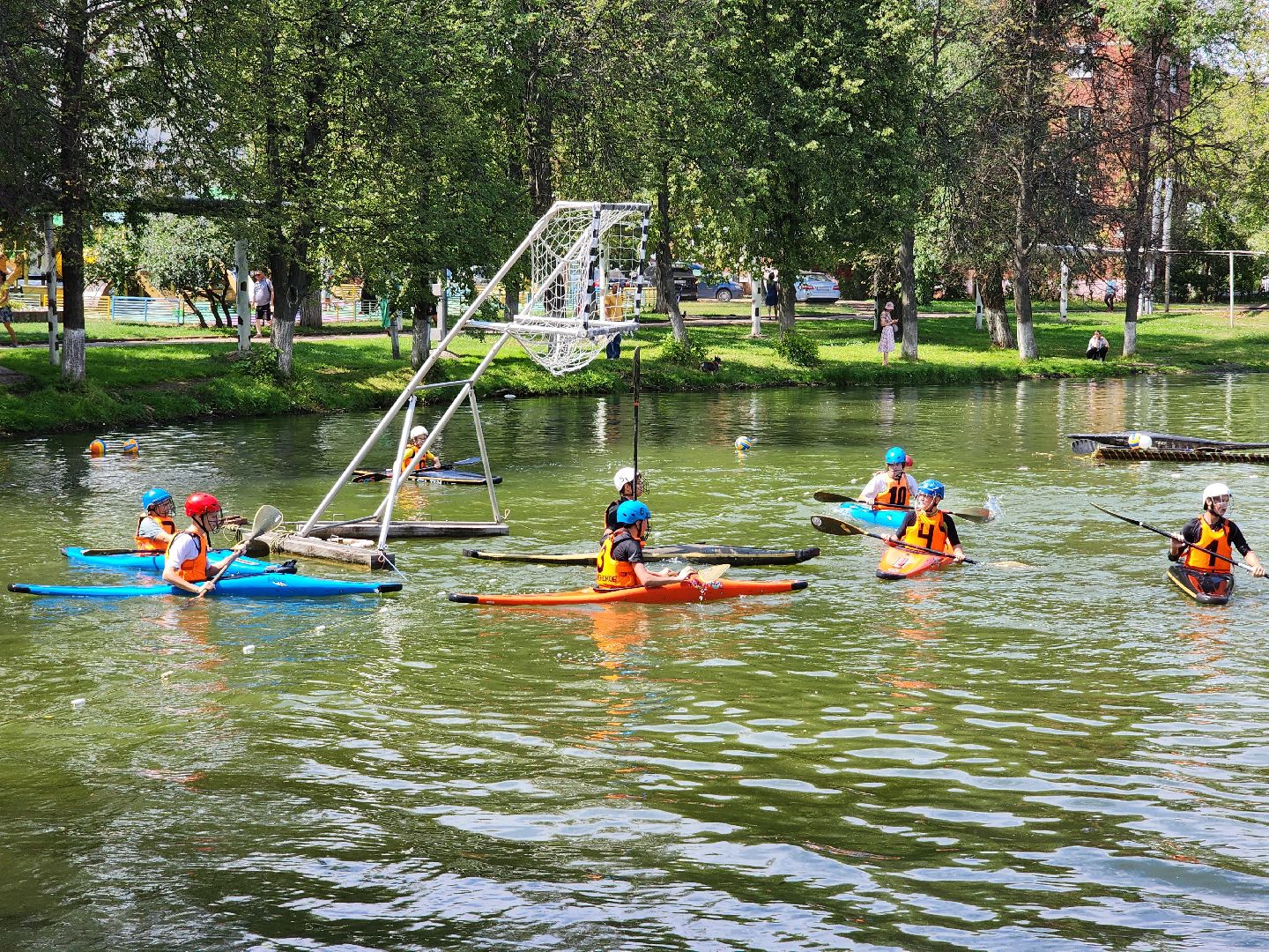 раменское, спорт, первенство по кануполо на озере Пионер,