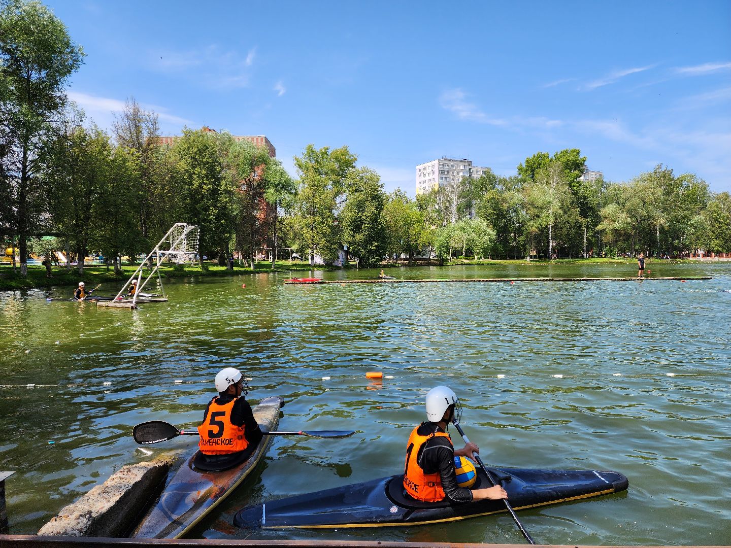 раменское, спорт, первенство по кануполо на озере Пионер,