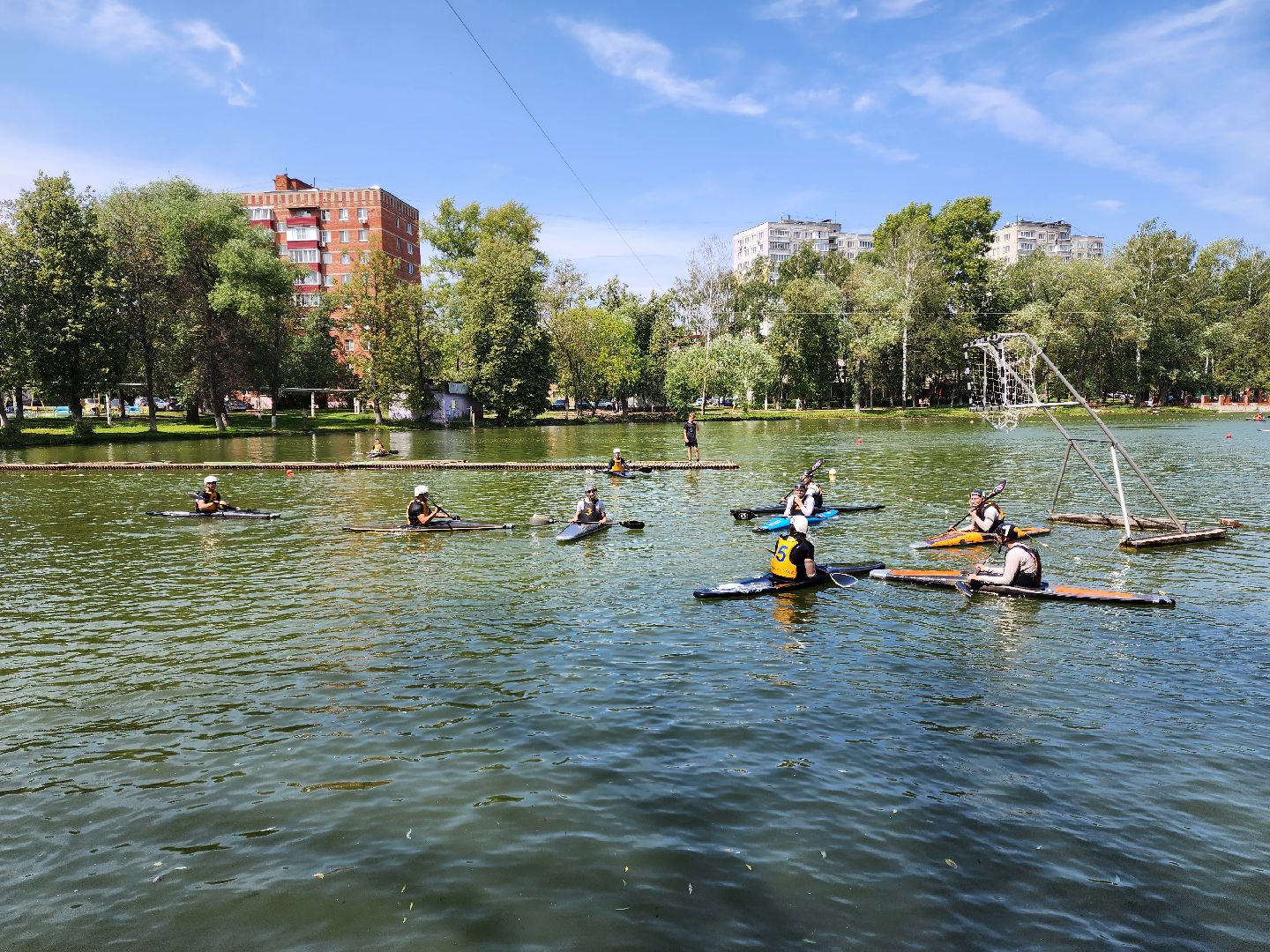 раменское, спорт, первенство по кануполо на озере Пионер,
