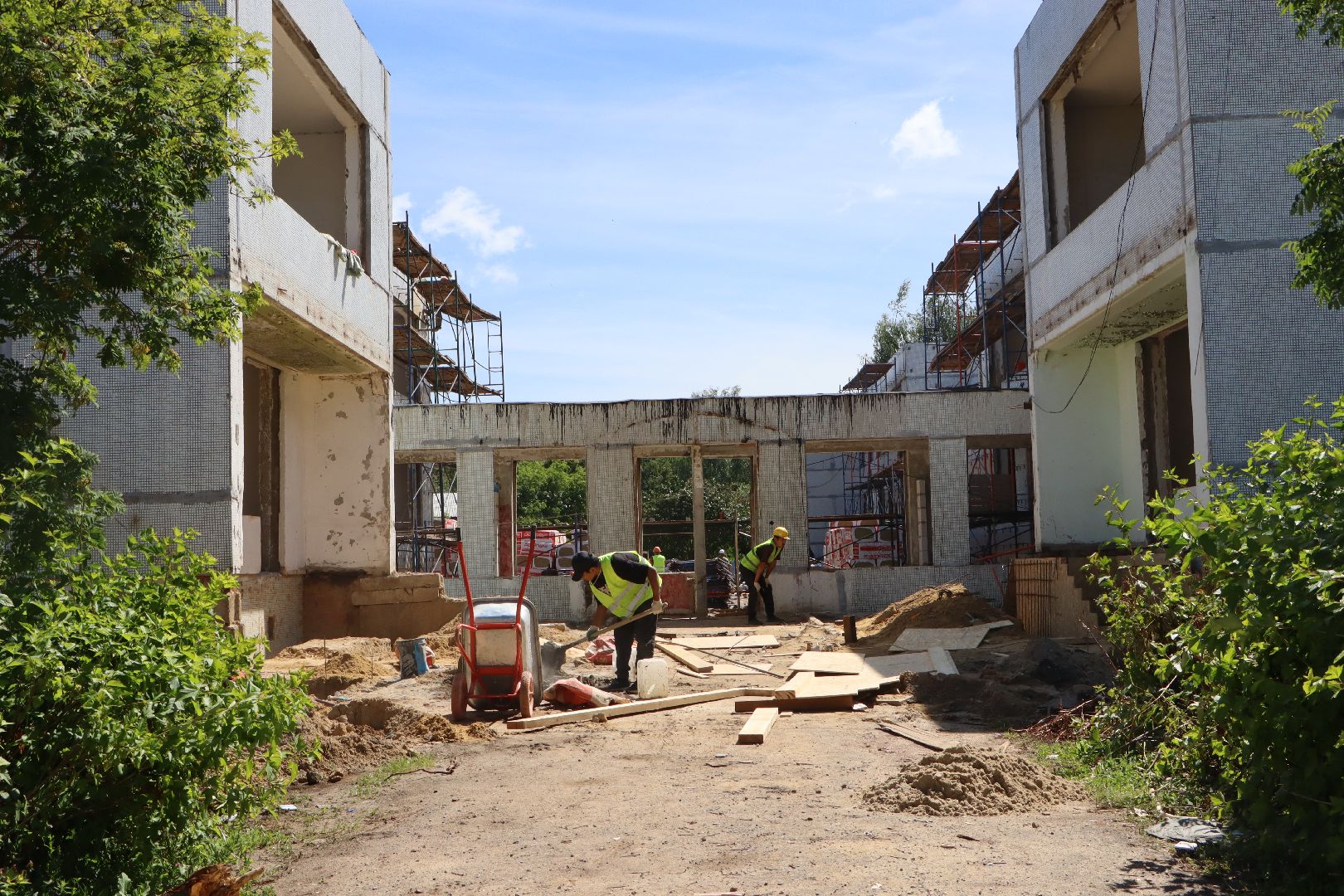 капремонт детского сада Журавушка, Серебряные Пруды,