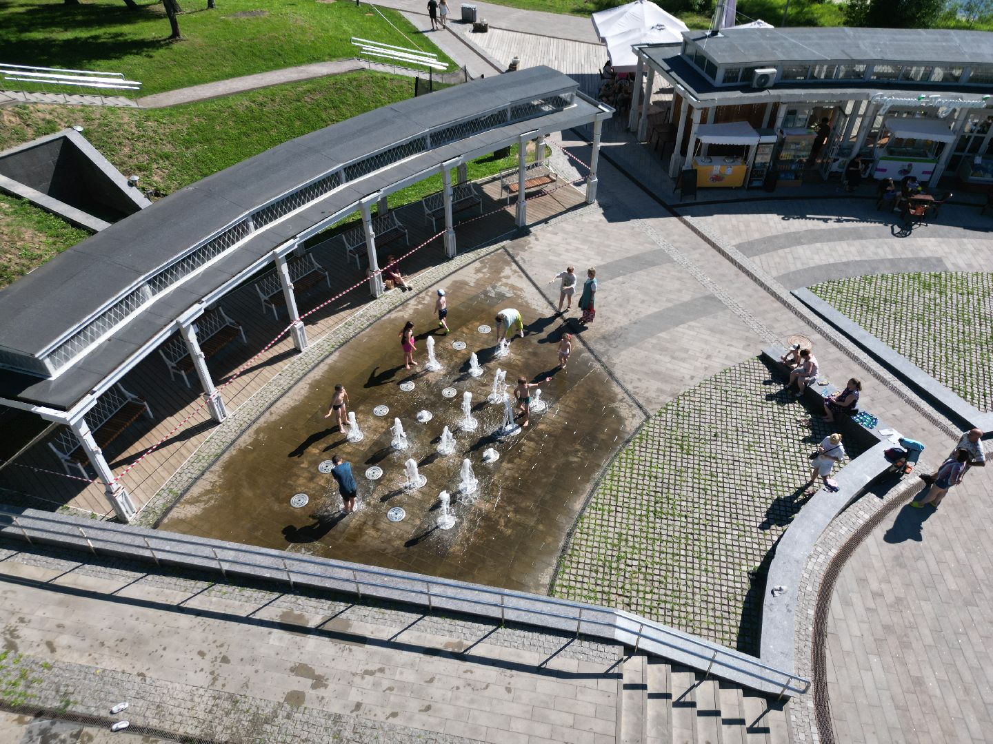 видео с коптера, воскресенск, лето,