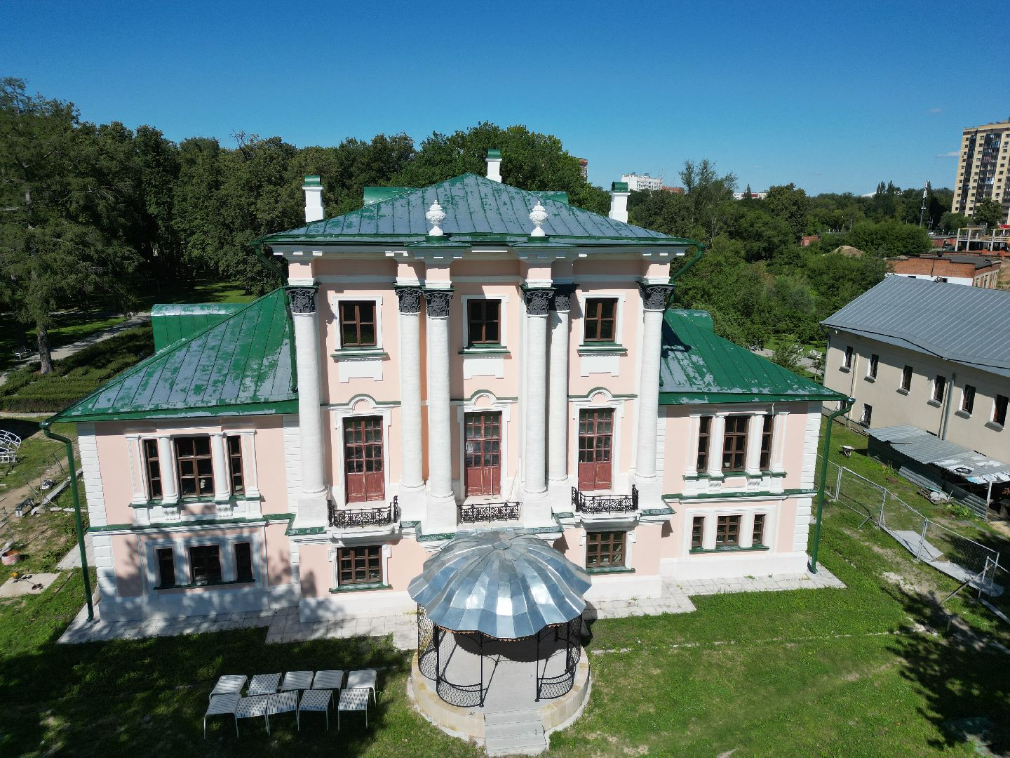 видео с коптера, воскресенск, лето,