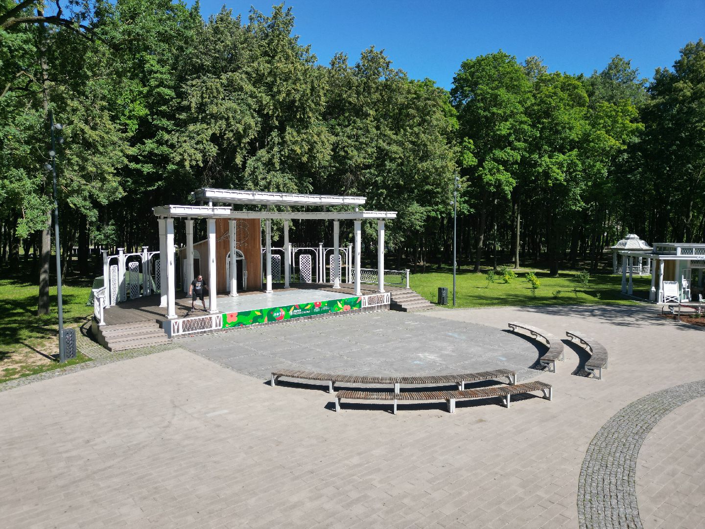 видео с коптера, воскресенск, лето,