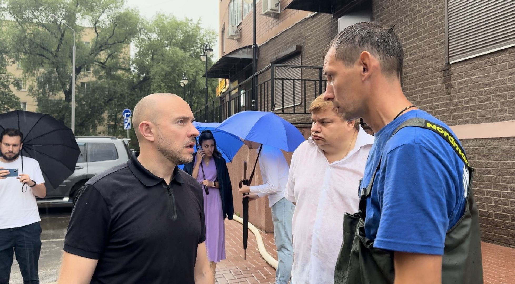 Солнечногорск, Ливень, Потоп, Лужа, Жители, Спасатели,