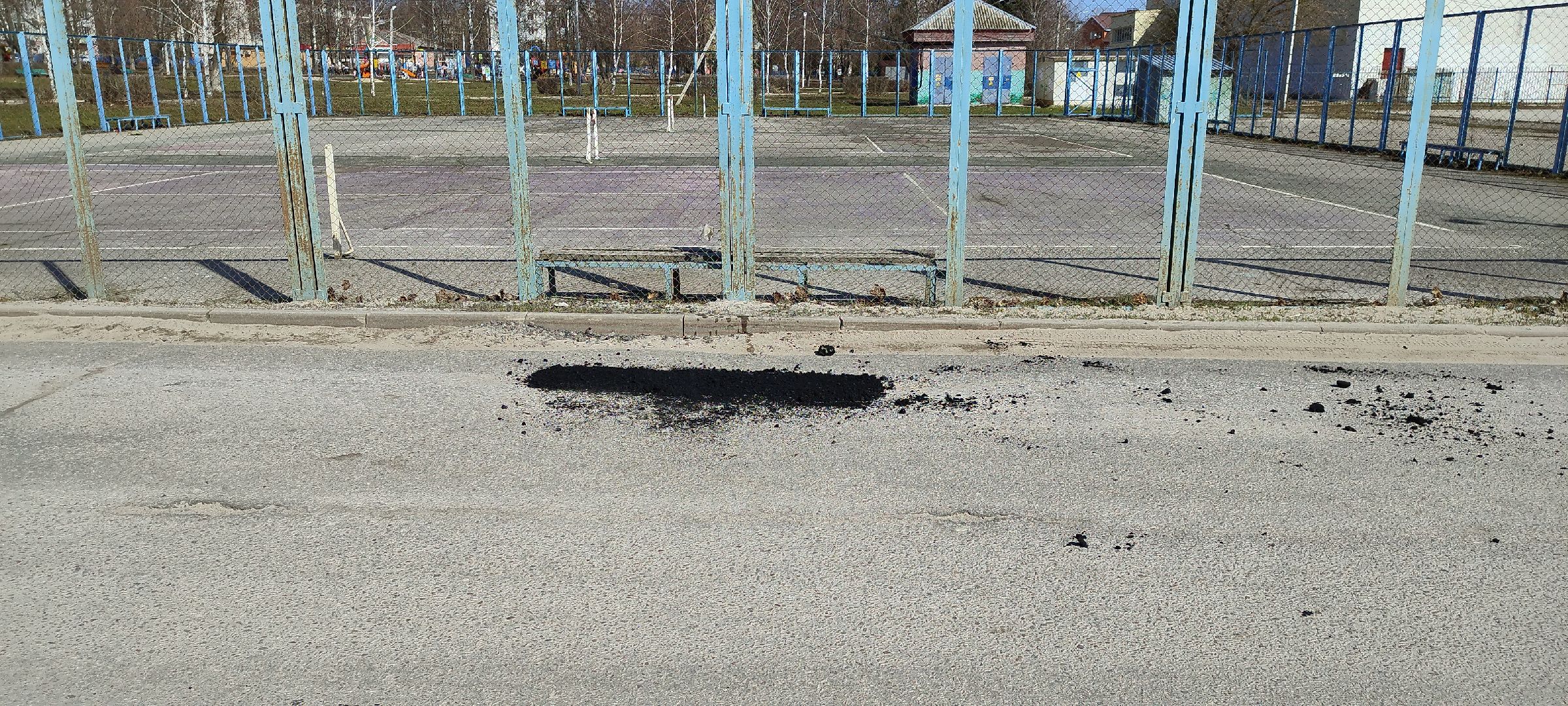 Луховицы, Ямочный ремонт