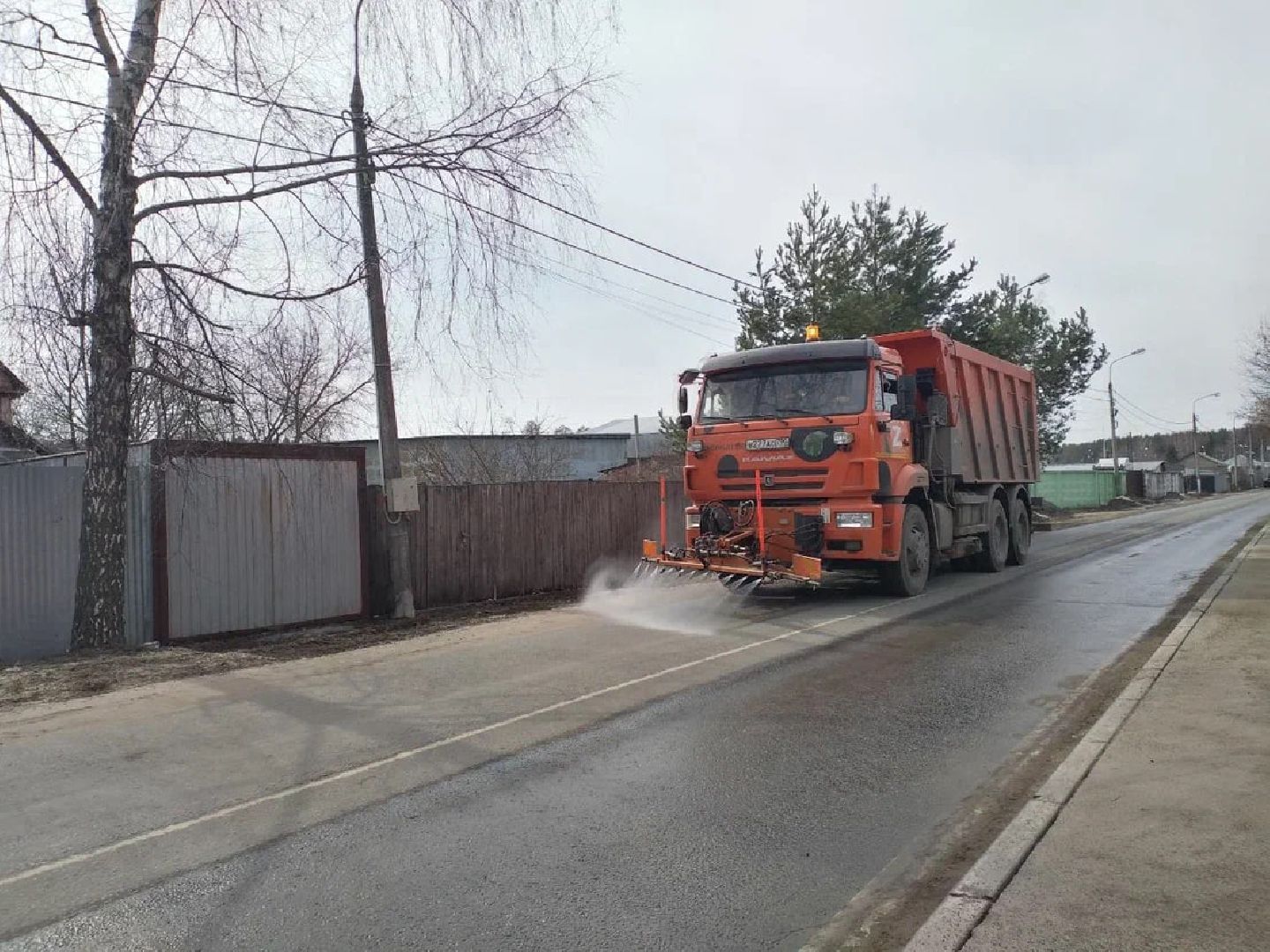 ЖКХ, уборка города, Лосино-Петровский,