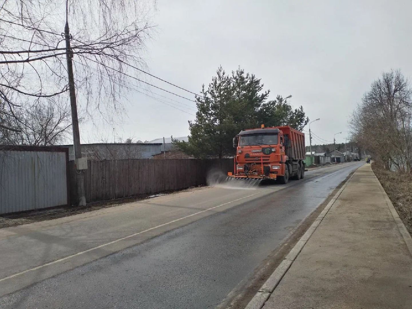 ЖКХ, уборка города, Лосино-Петровский,