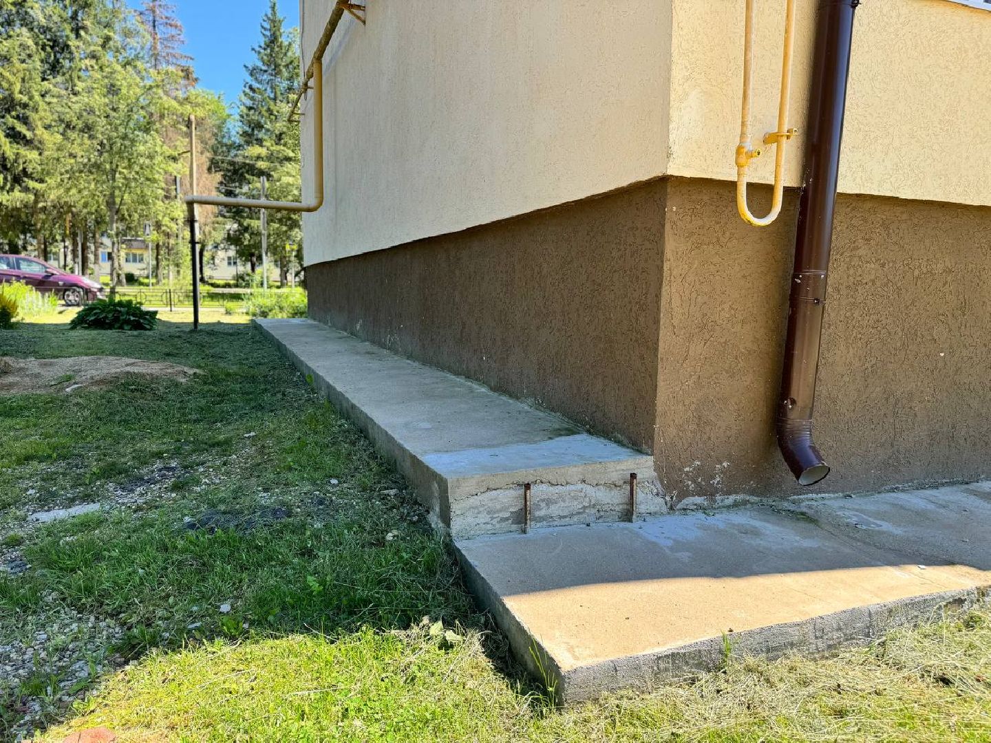 отмостка, бригада рабочих, городской округ восход,