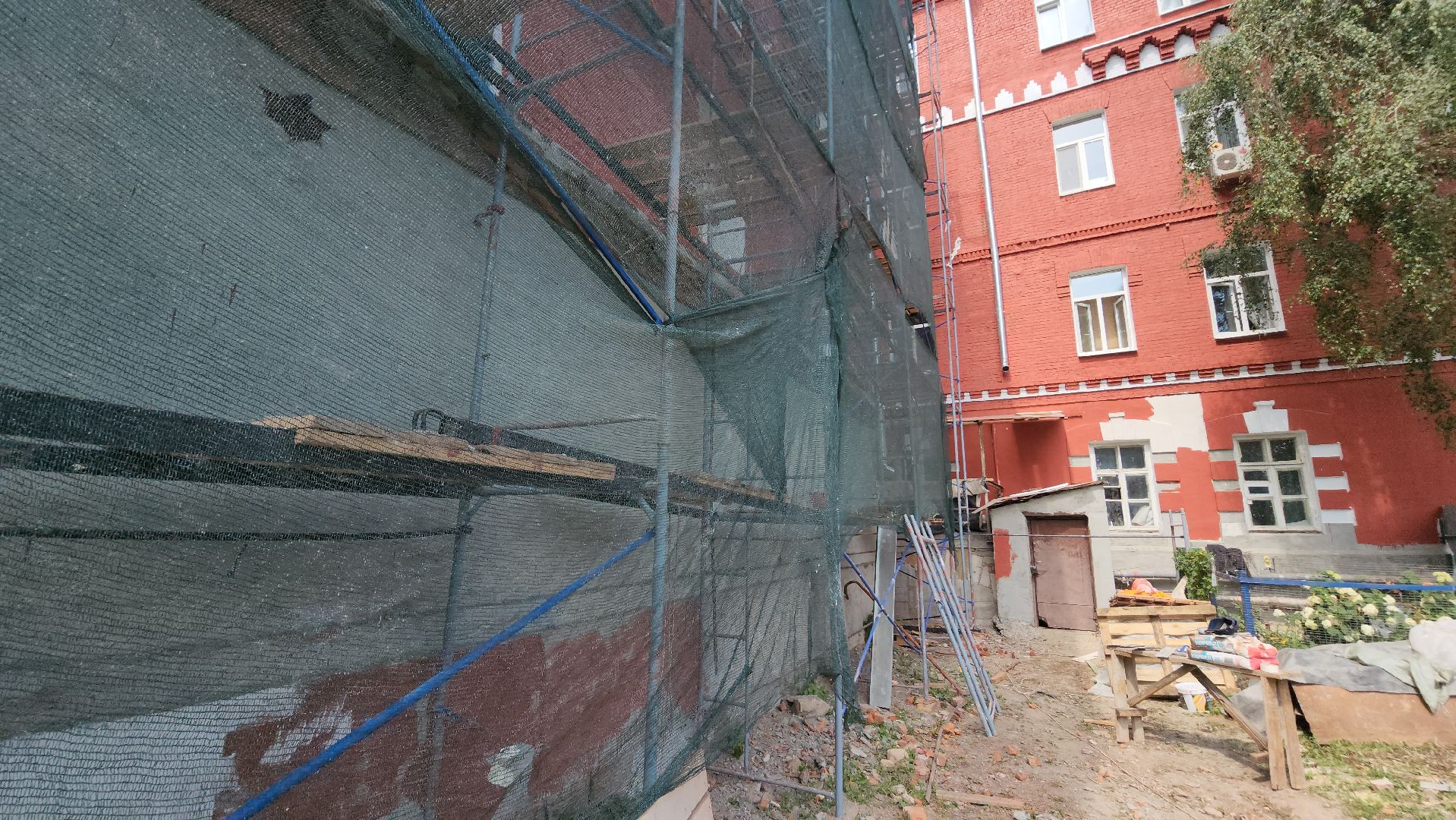 серпухов, улица красный текстильщик, жкх, ремонт фасада дома, капремонт жилого фонда,