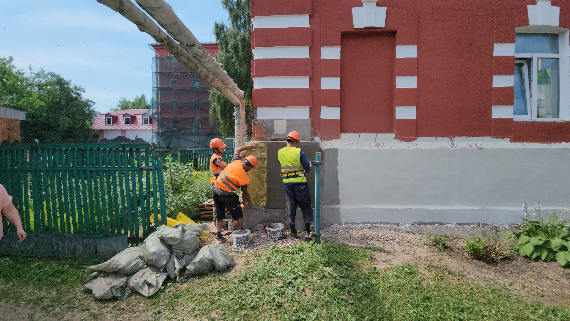 серпухов, улица красный текстильщик, жкх, ремонт фасада дома, капремонт жилого фонда,