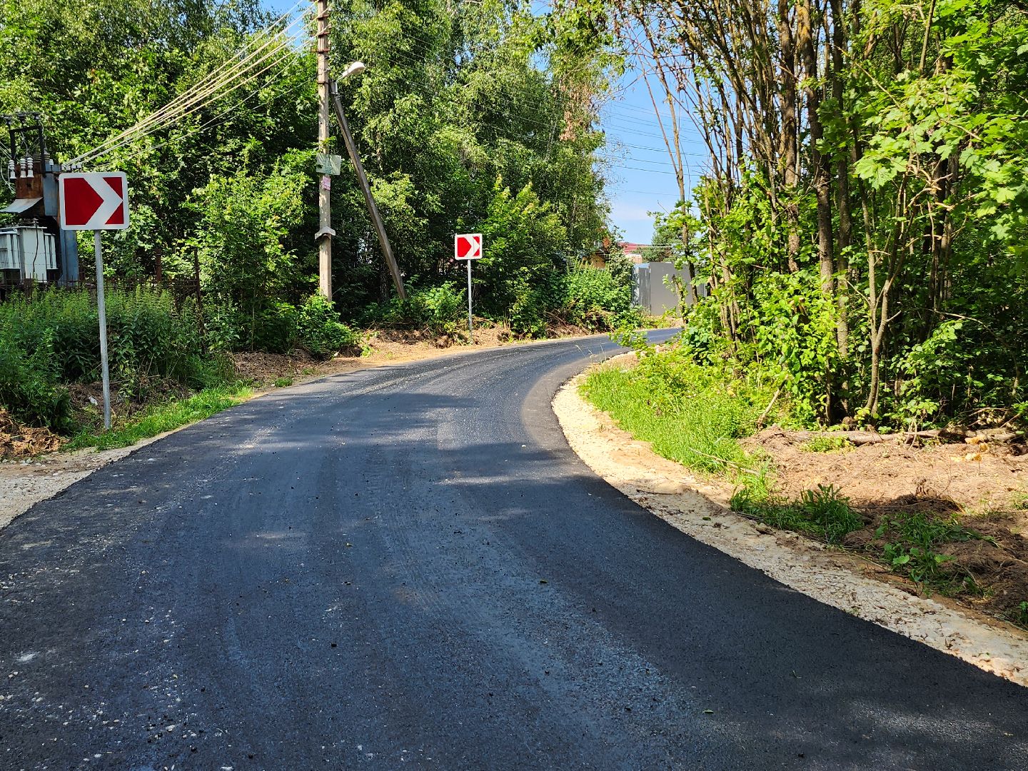 серпухов, деревня злобино, строительство дорог, укладка асфальта, добродел,