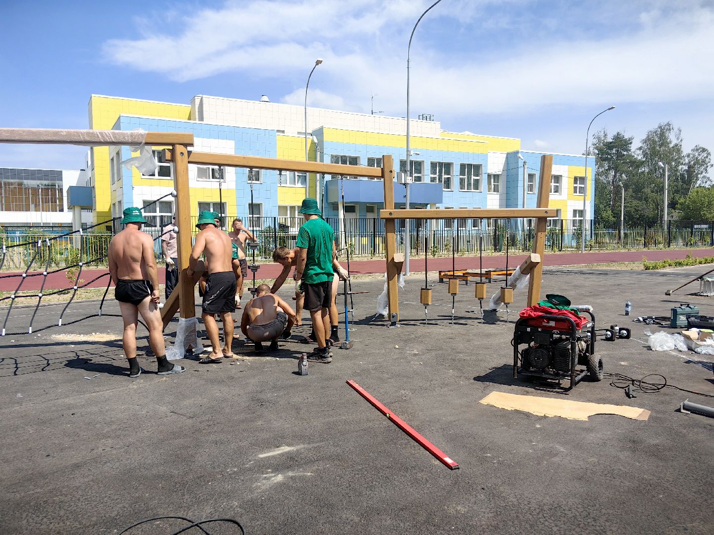 школа, строительство, образование, благоустойство, озеленение, спортивное ядро, щёлково,