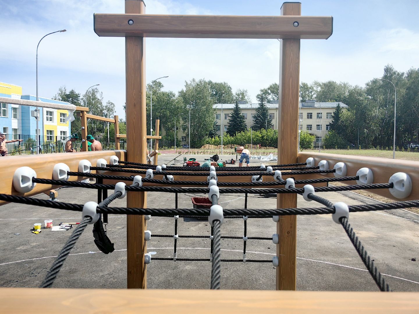 школа, строительство, образование, благоустойство, озеленение, спортивное ядро, щёлково,