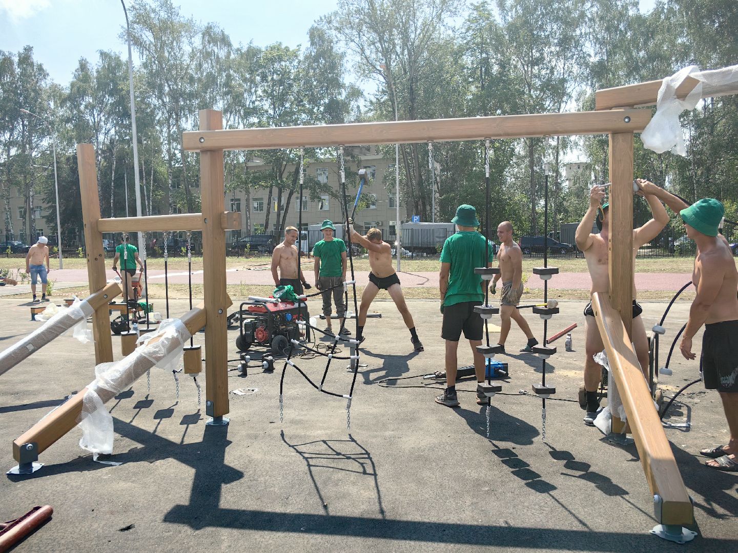 школа, строительство, образование, благоустойство, озеленение, спортивное ядро, щёлково,