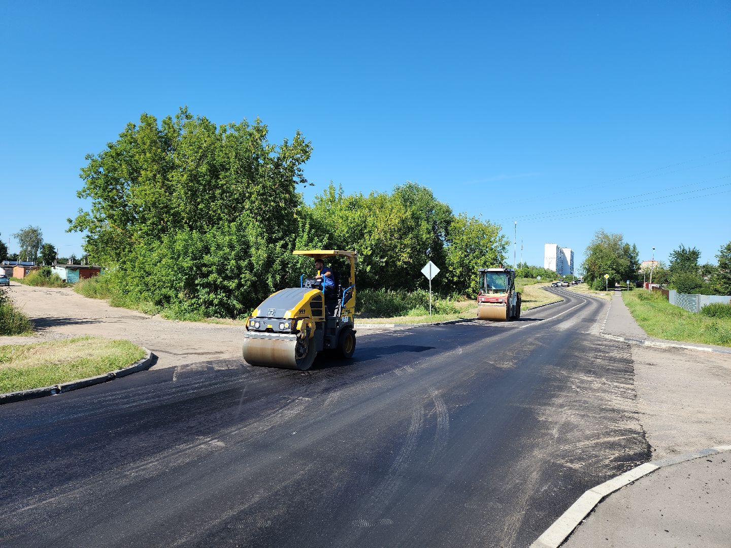 серпухов, подмосковье, укладка асфальта, дорога, ремонт дорог,