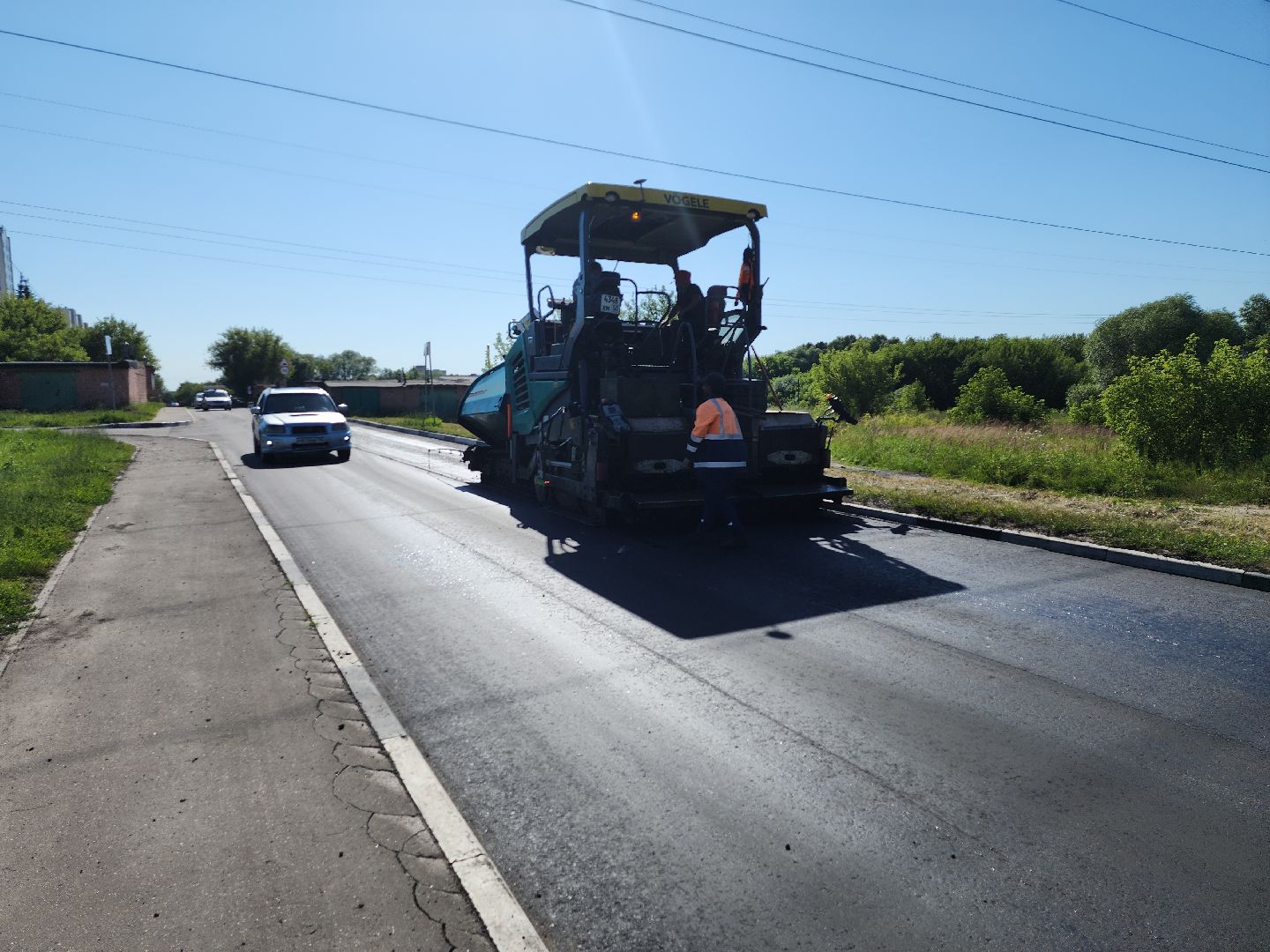 серпухов, подмосковье, укладка асфальта, дорога, ремонт дорог,