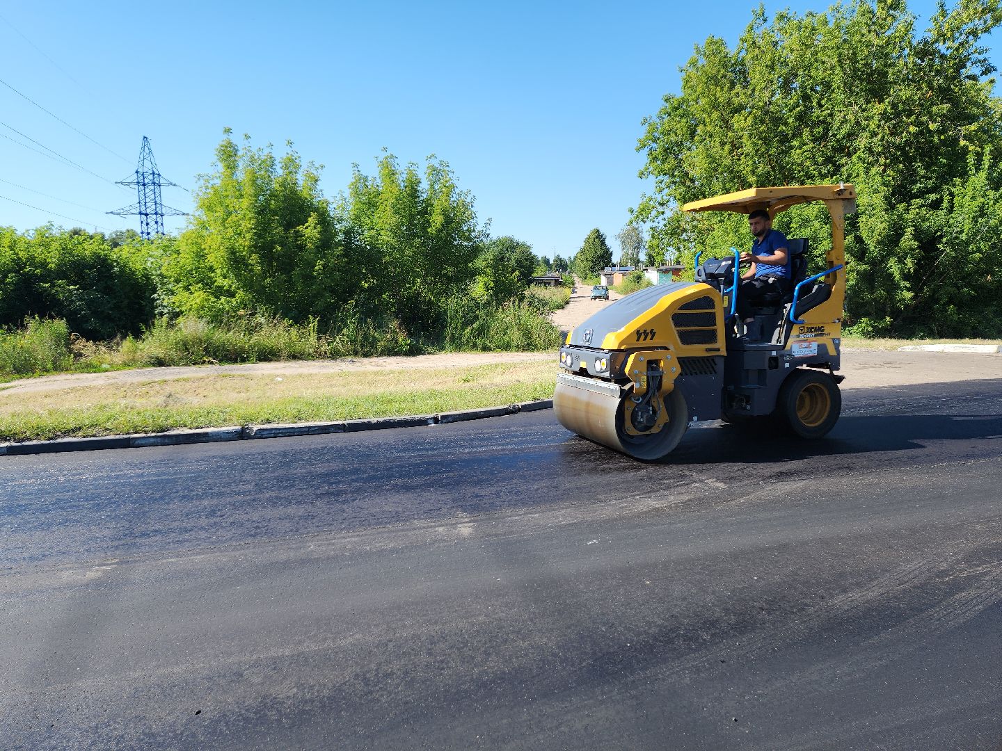 серпухов, подмосковье, укладка асфальта, дорога, ремонт дорог,