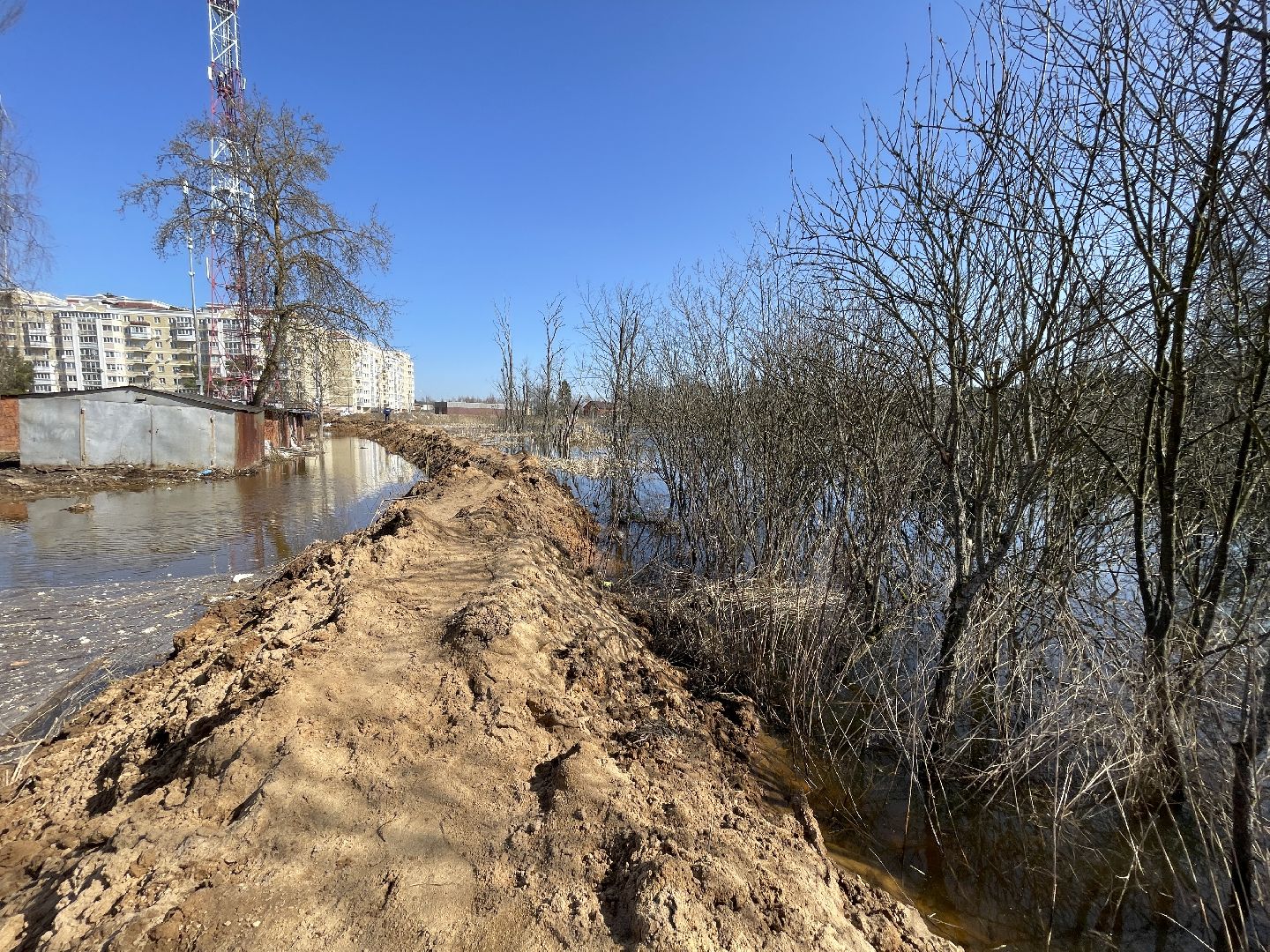 Звенигород, Одинцово, центр гражданской защиты, спасатели, авария, дамба, Ракитня,