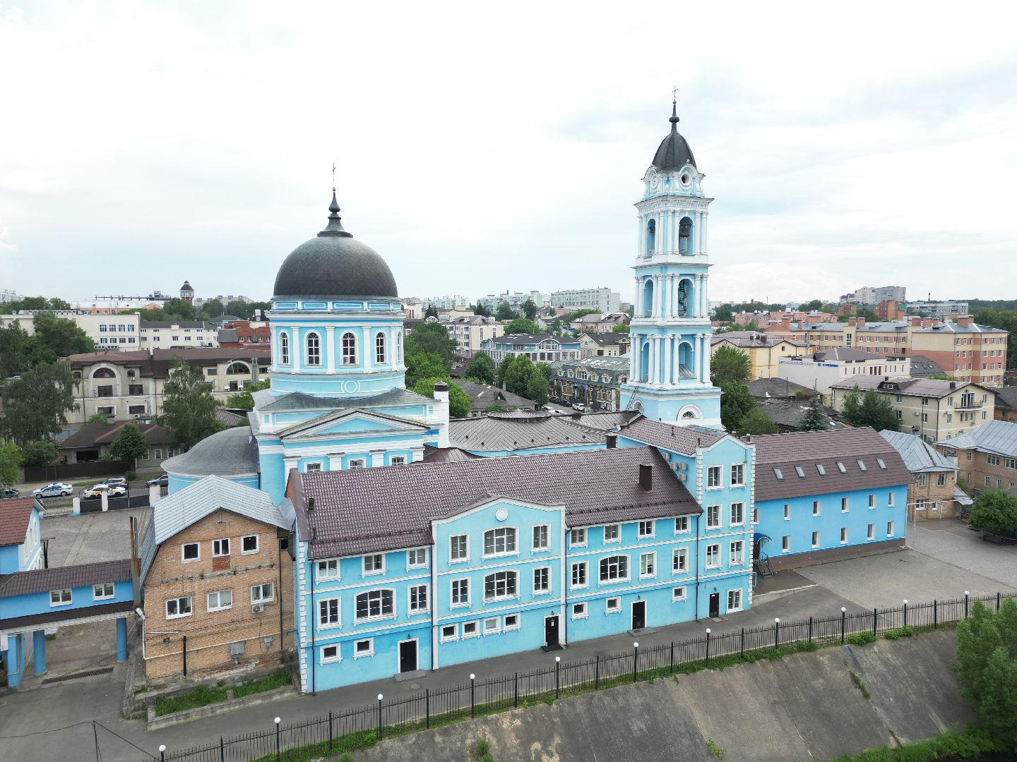 видео с коптера, собор, храм,