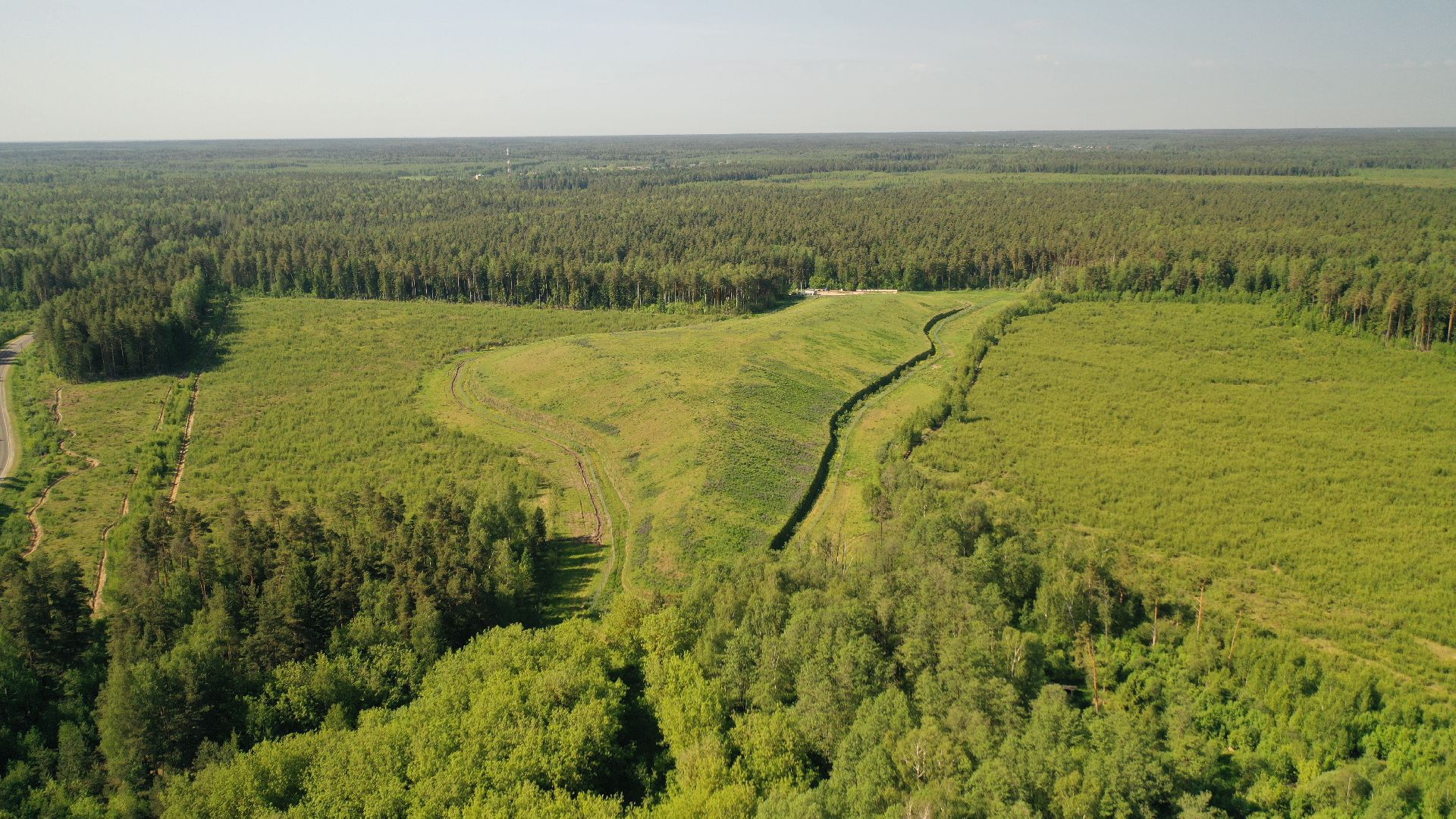видео с коптера, полигон, рекультивация,