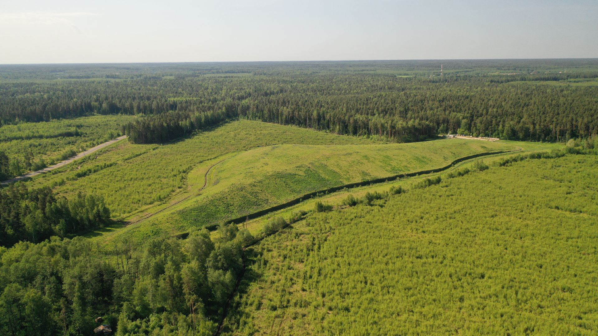 видео с коптера, полигон, рекультивация,