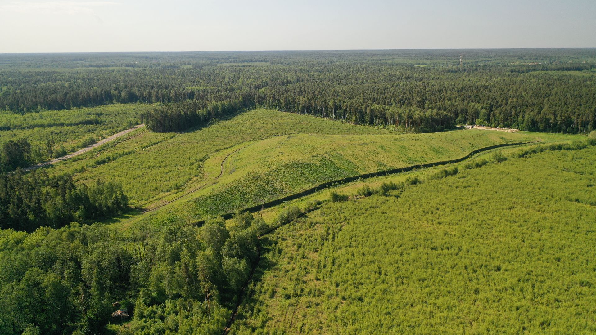 видео с коптера, полигон, рекультивация,