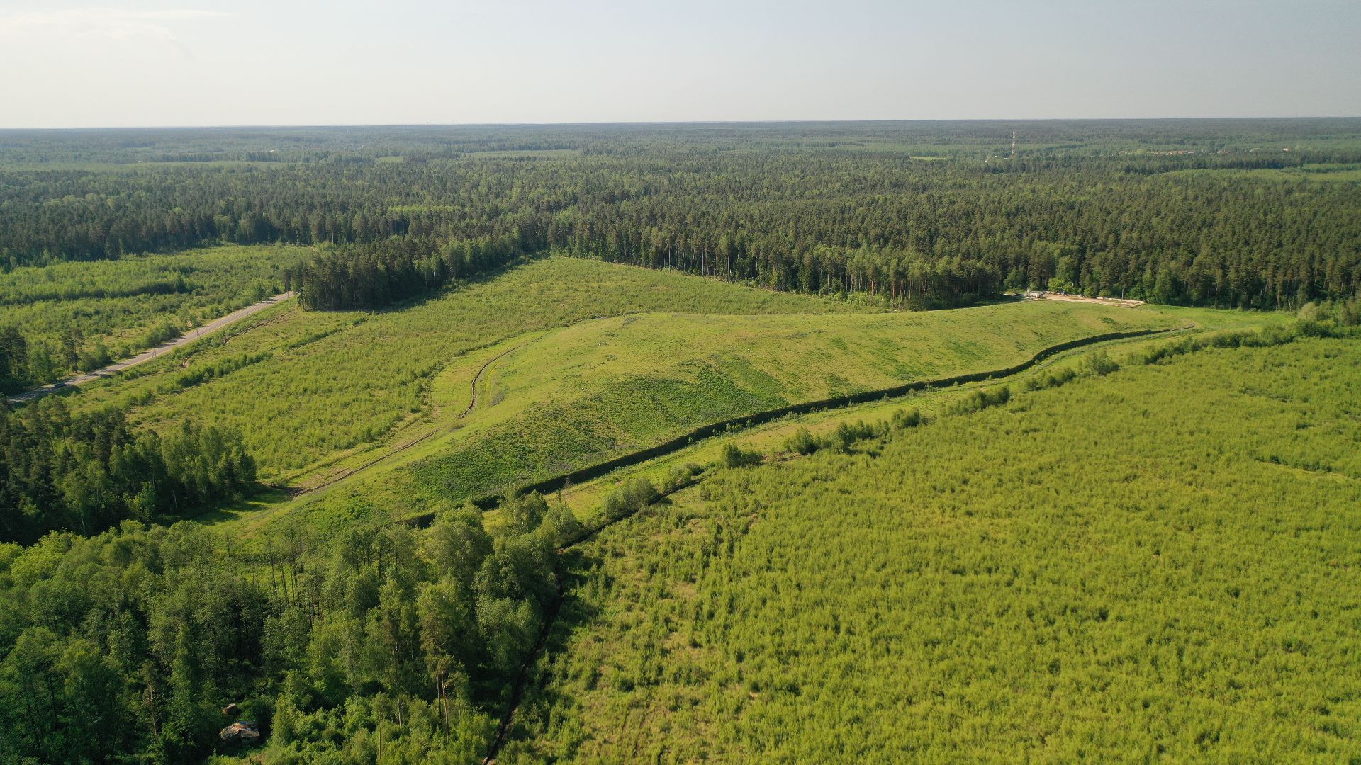 видео с коптера, полигон, рекультивация,