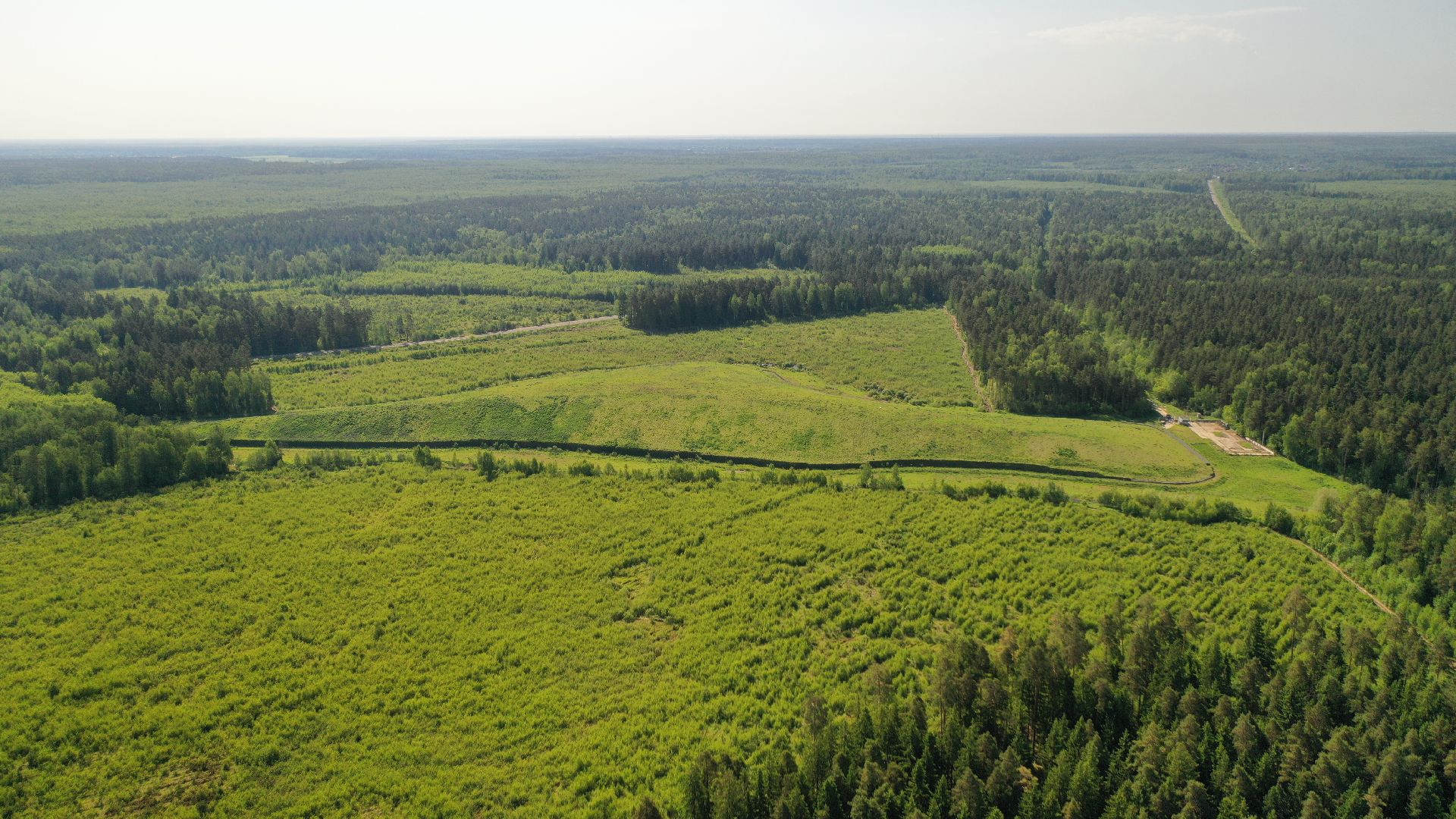 видео с коптера, полигон, рекультивация,