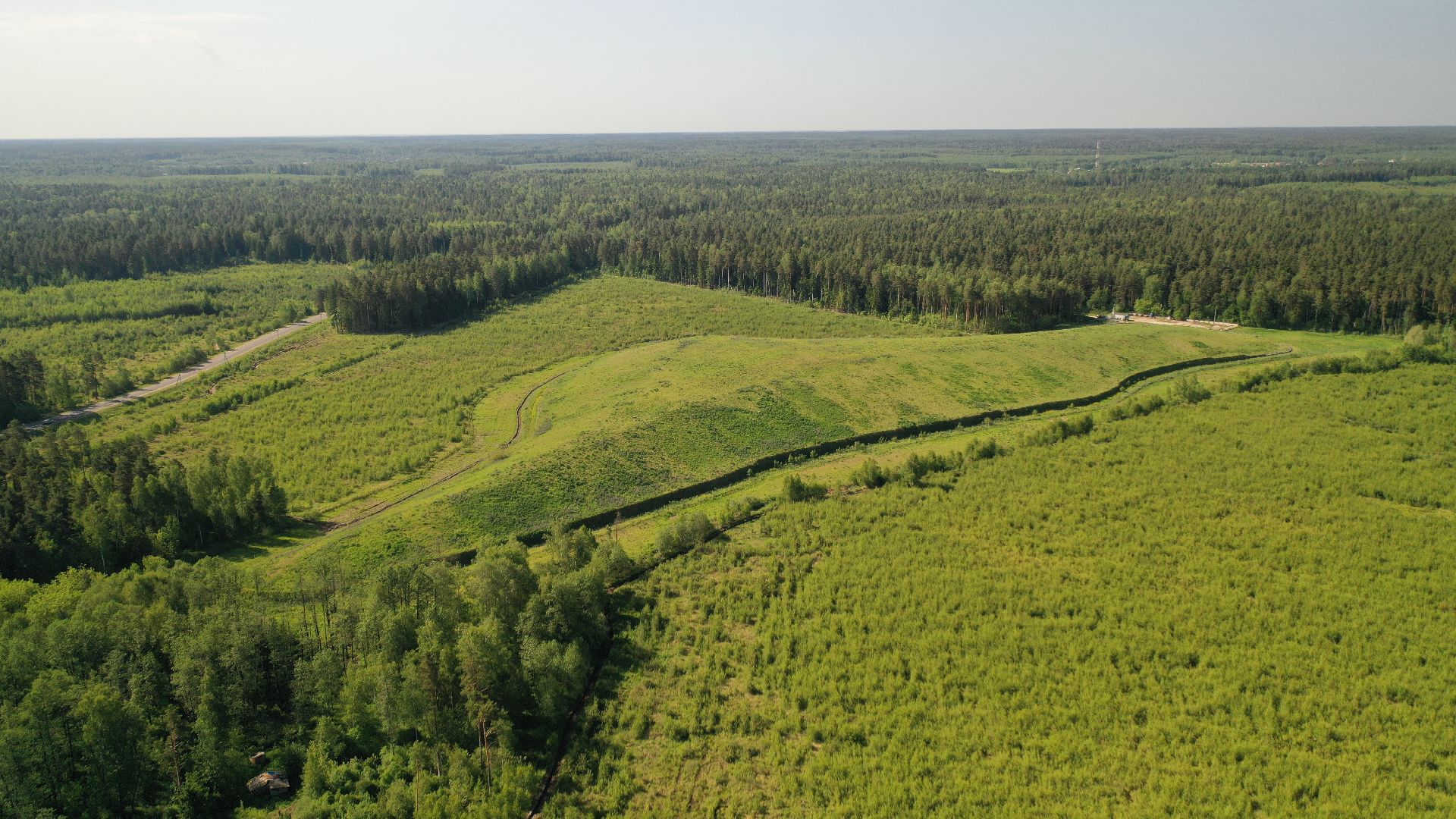видео с коптера, полигон, рекультивация,