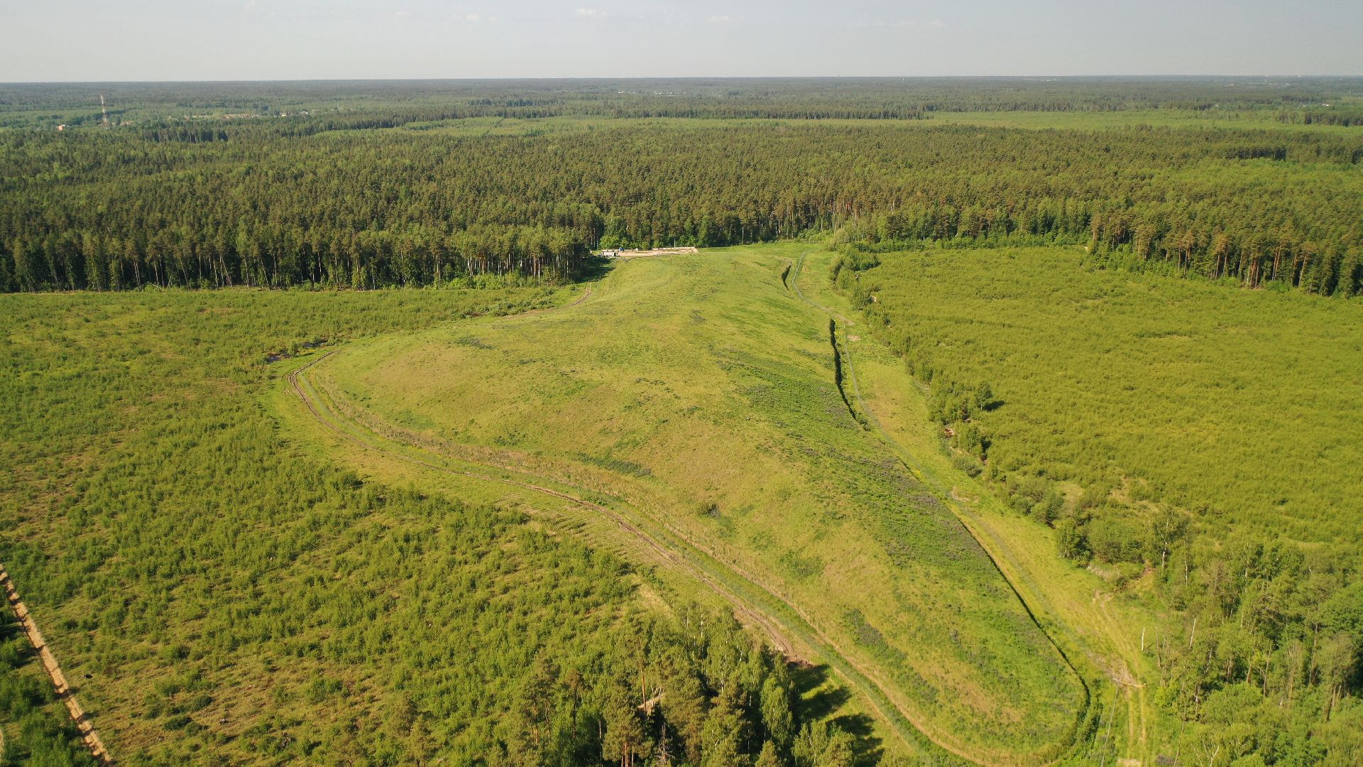 видео с коптера, полигон, рекультивация,