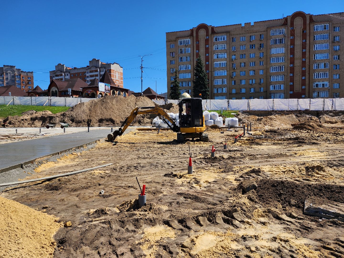 раменское, благоустройство, реконструкция площади Победы,