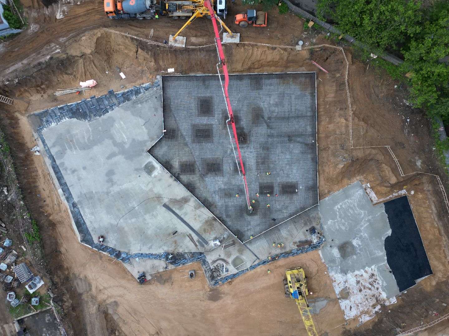 видео с коптера, школа, ремонт,