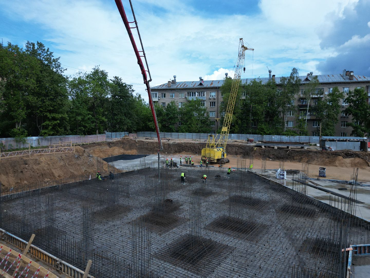 видео с коптера, школа, ремонт,