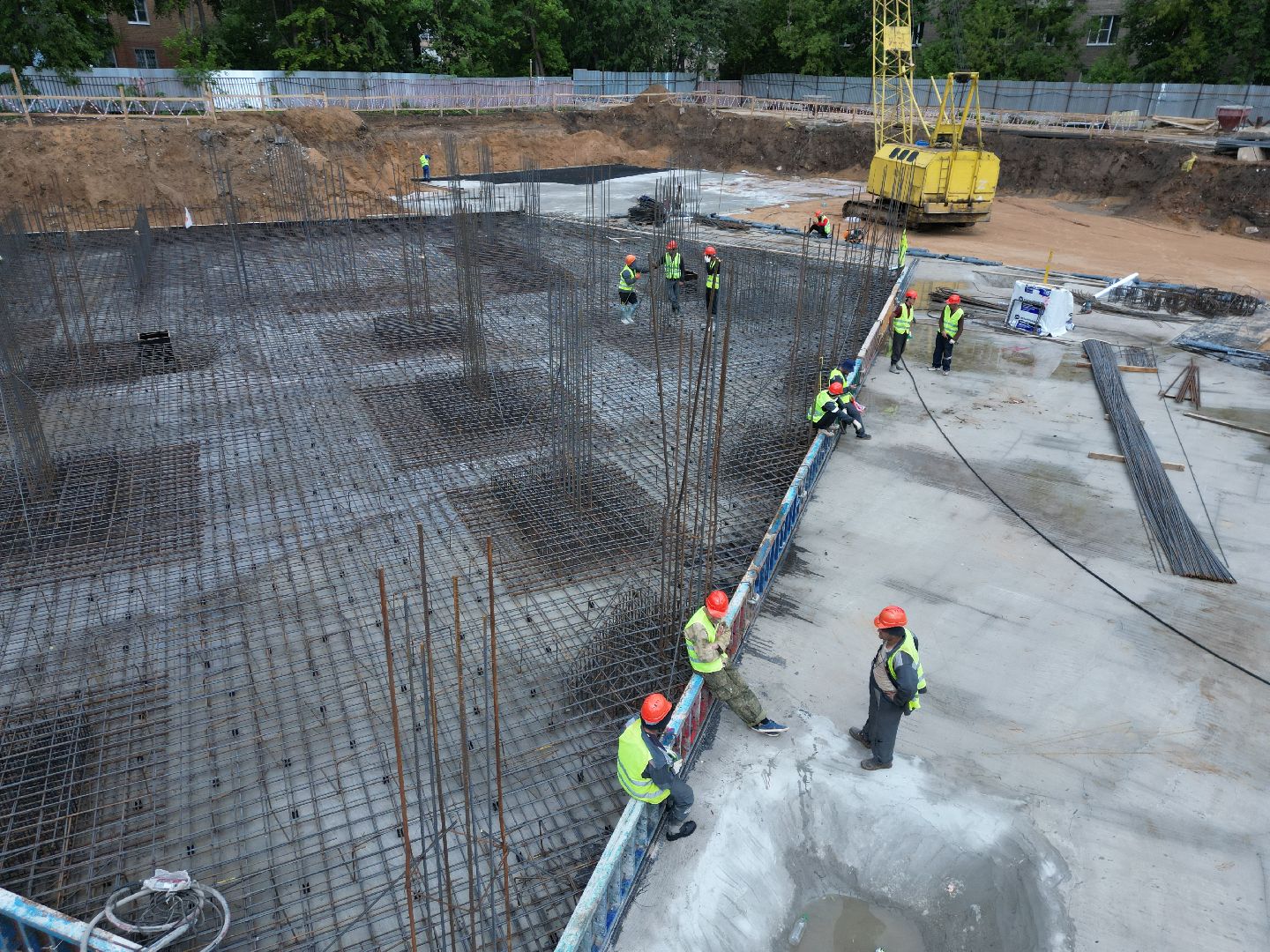 видео с коптера, школа, ремонт,