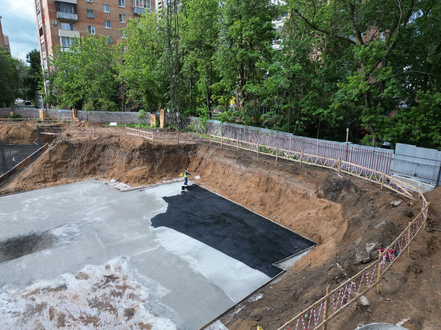 видео с коптера, школа, ремонт,