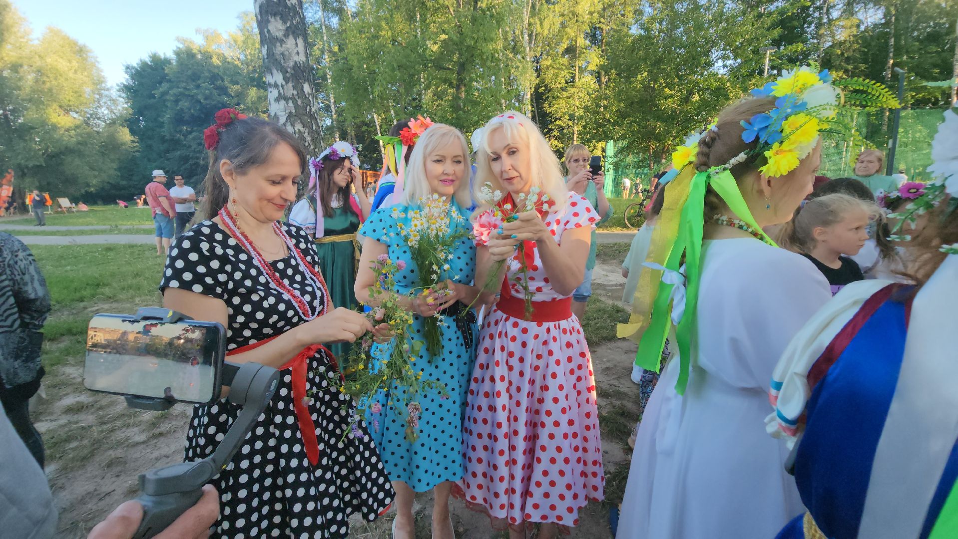 долгопрудный, праздник Ивана Купала, мысово,хоровод, венки, гадания, традиции,
