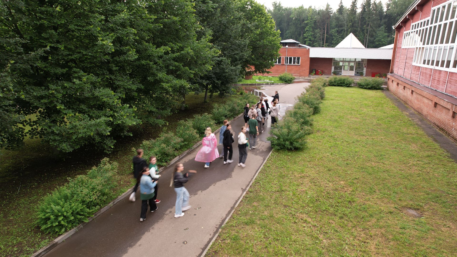видео с коптера, лагерь, дети, сво, наро-фоминск,