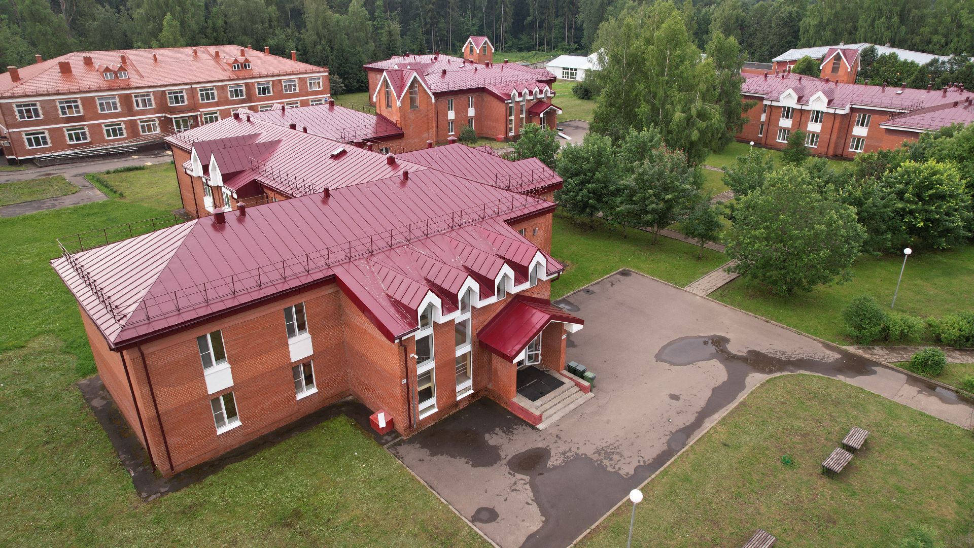 видео с коптера, лагерь, дети, сво, наро-фоминск,