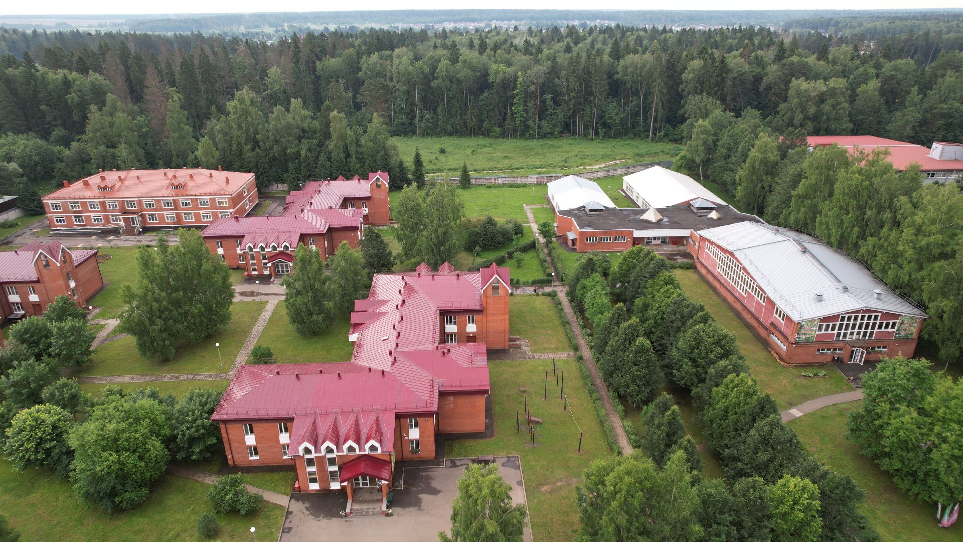 видео с коптера, лагерь, дети, сво, наро-фоминск,