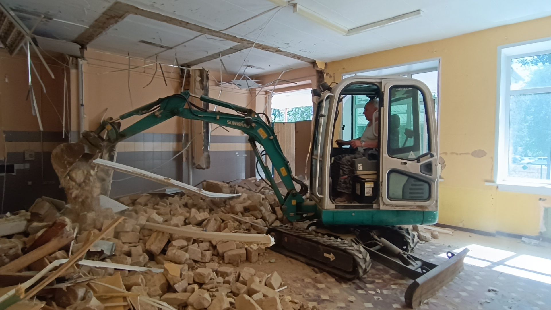 строительство, капитальный ремонт, школа, лобня,