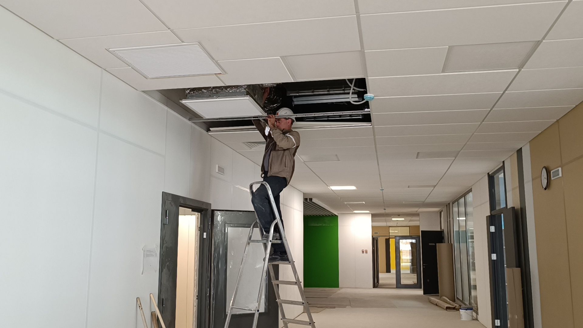 строительство, лицей Авиатика, лобня,