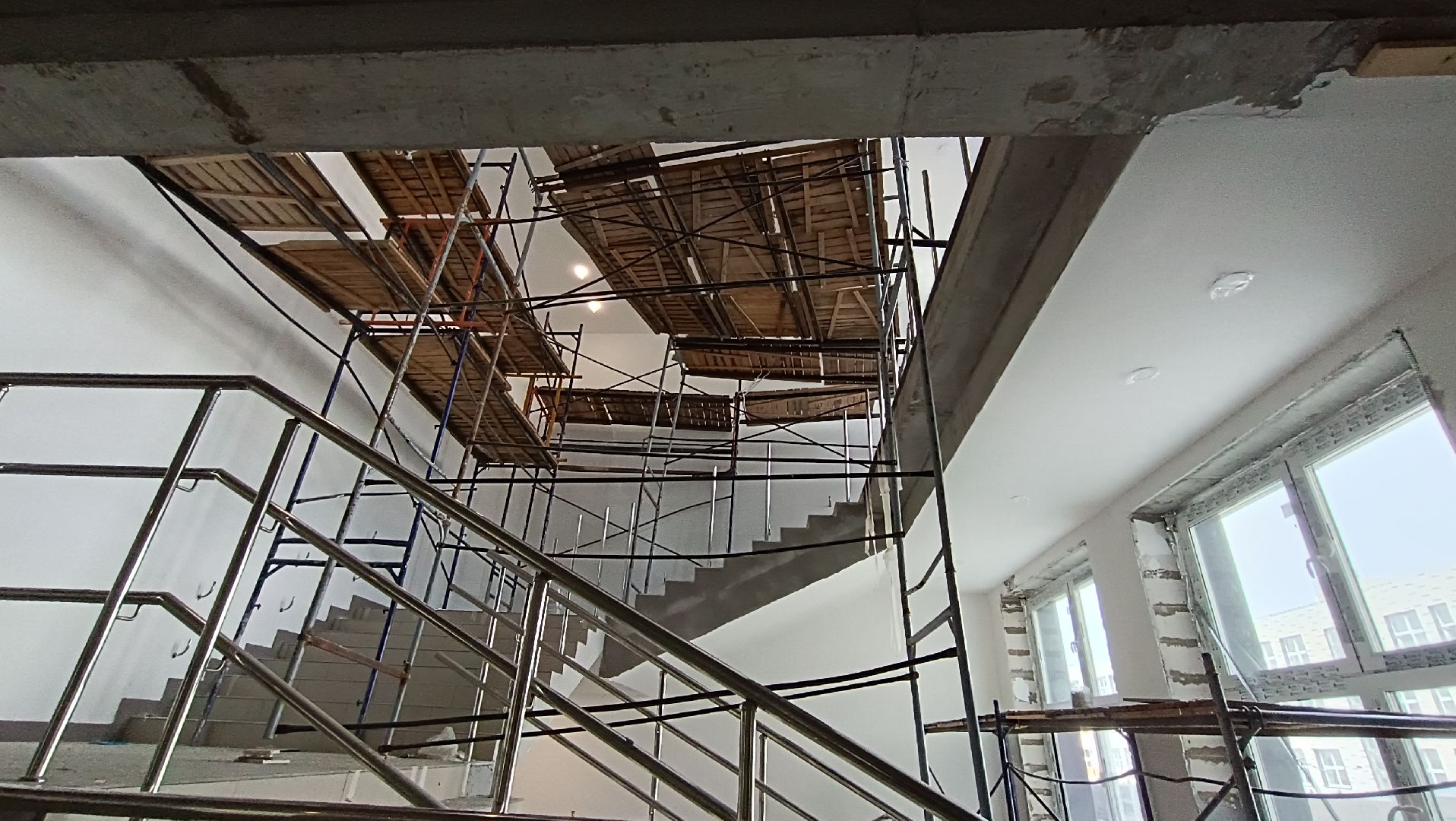 строительство, лицей Авиатика, лобня,