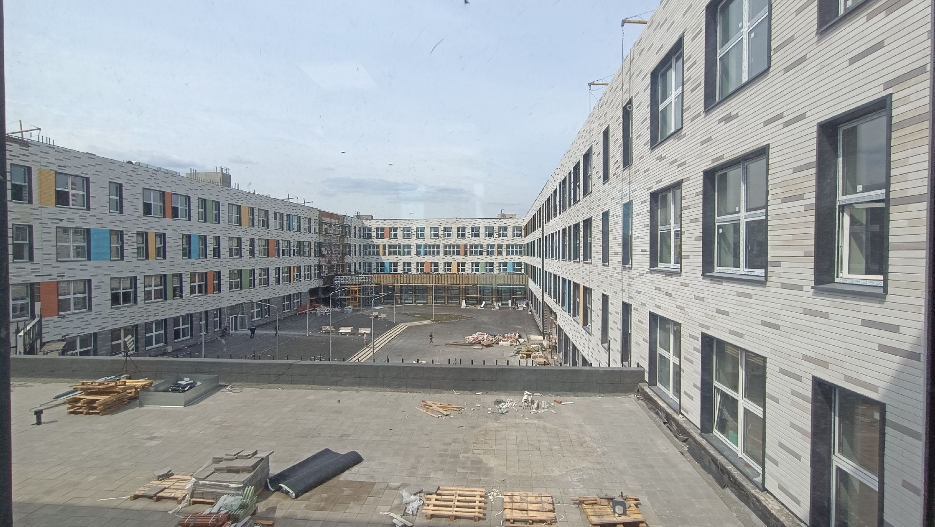 строительство, лицей Авиатика, лобня,